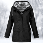 Veste de Pluie Courte à Capuche pour Femme - Emilia Lane