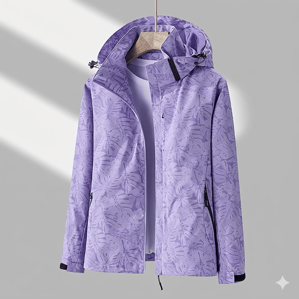 Veste Imperméable Coupe-Vent à Capuche pour Femme - Emilia Lane