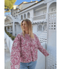 Veste Matelassée Oversize Fleurie pour Femme - Emilia Lane