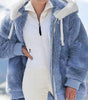 Veste Polaire Oversize à Capuche pour Femme - Emilia Lane