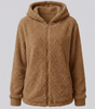 Veste Polaire Teddy à Capuche pour Femme - Emilia Lane