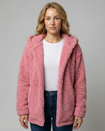Veste Polaire Teddy à Capuche pour Femme - Emilia Lane