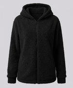 Veste Polaire Teddy à Capuche pour Femme - Emilia Lane